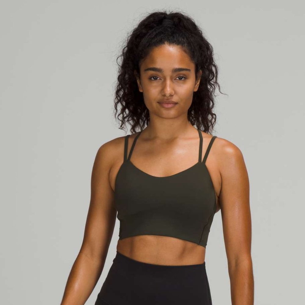 Lululemon Like a Cloud Bra Longline *Light Support, B/C Cup
Dark Olive